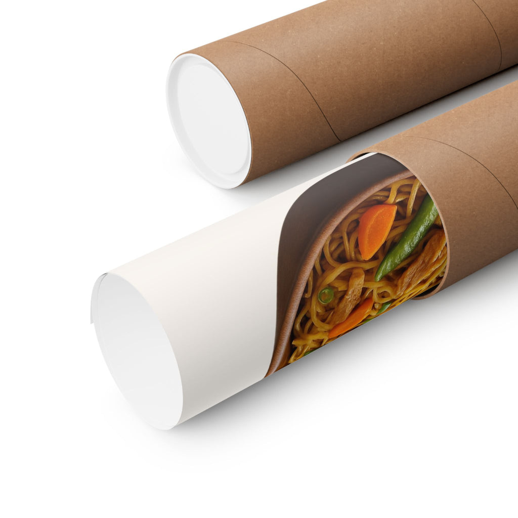 Pancit Food Art Print | Filipino Comfort Food Poster | Kitchen Wall Decor