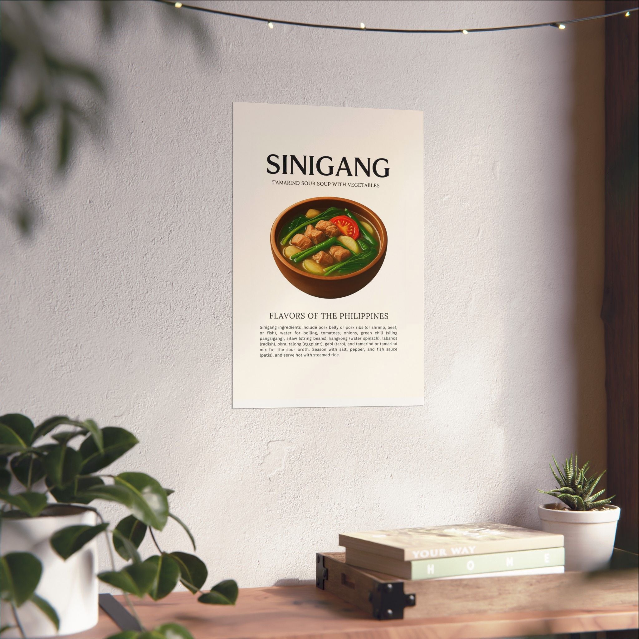 Vertical Poster - Sinigang Food Art Poster
