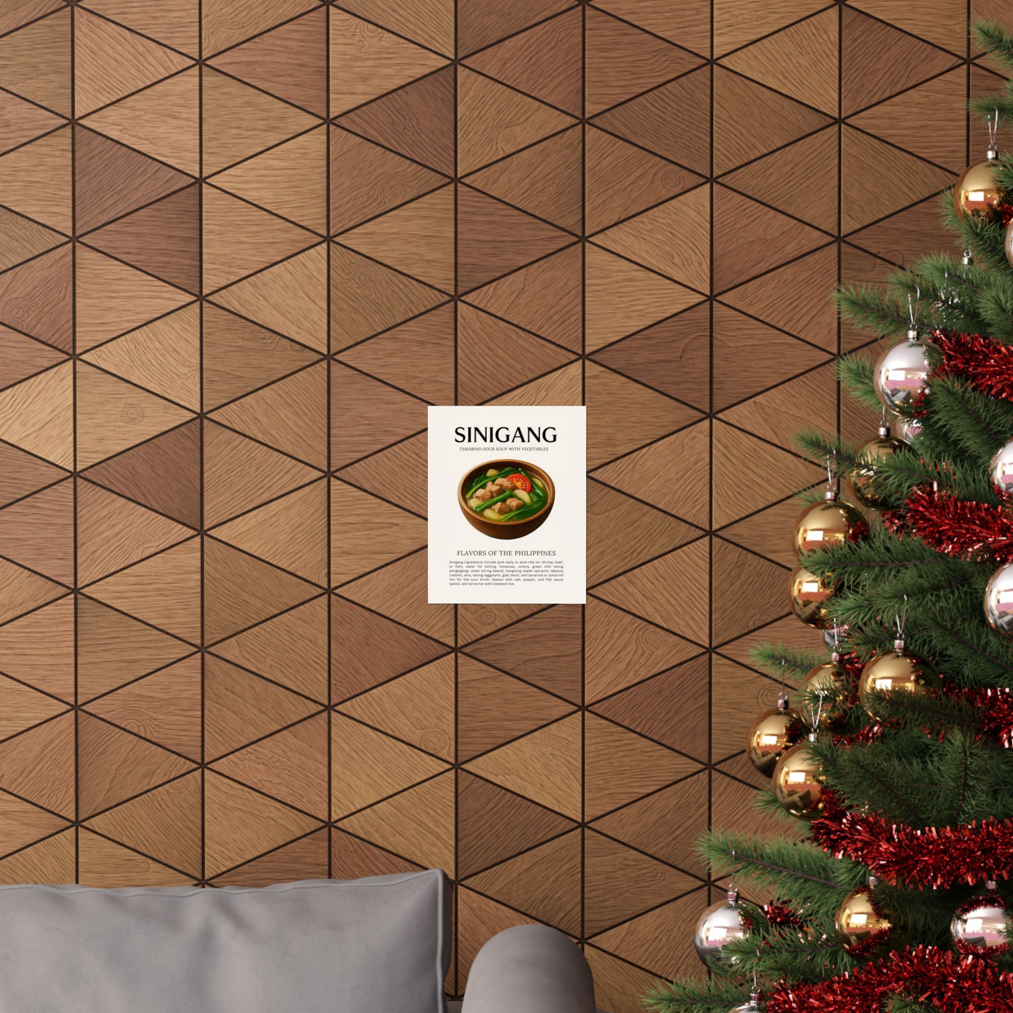 Vertical Poster - Sinigang Food Art Poster